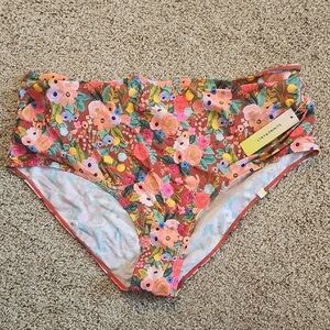 summersalt Coral Floral Bikini Bottoms